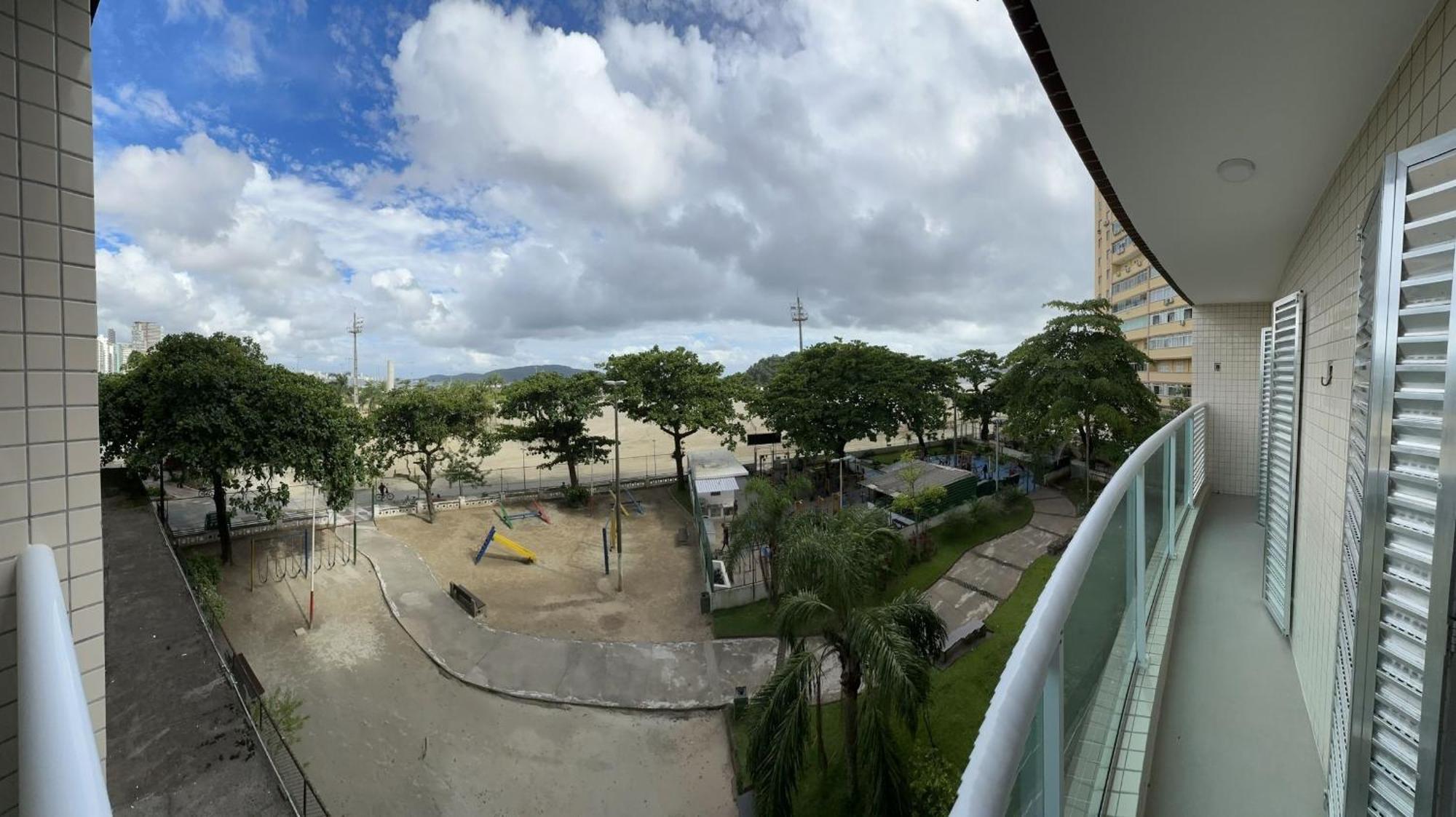 Ap Pe Na Areia Vista Parcial Mar Apartment Santos  Luaran gambar
