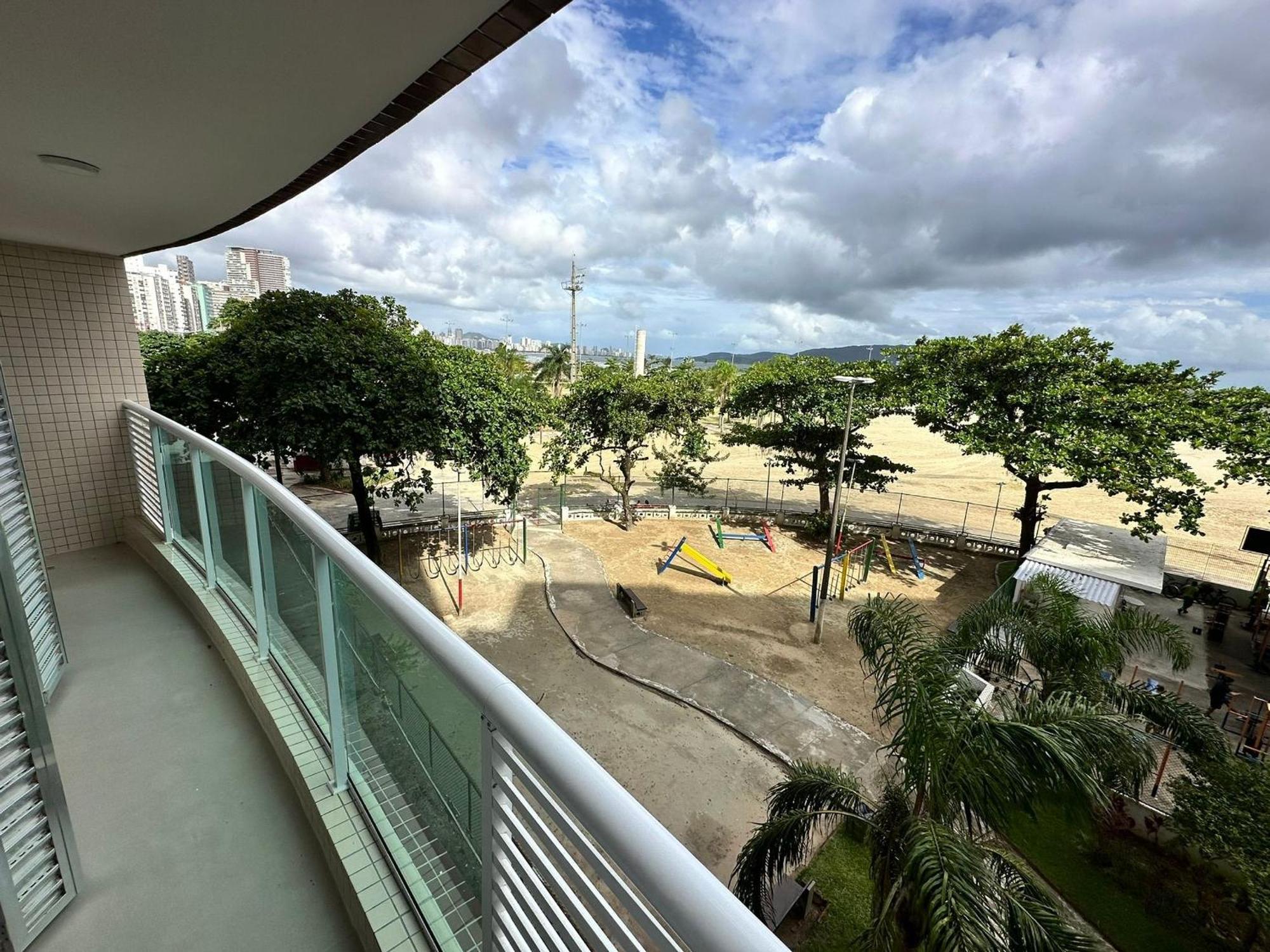 Ap Pe Na Areia Vista Parcial Mar Apartment Santos  Luaran gambar