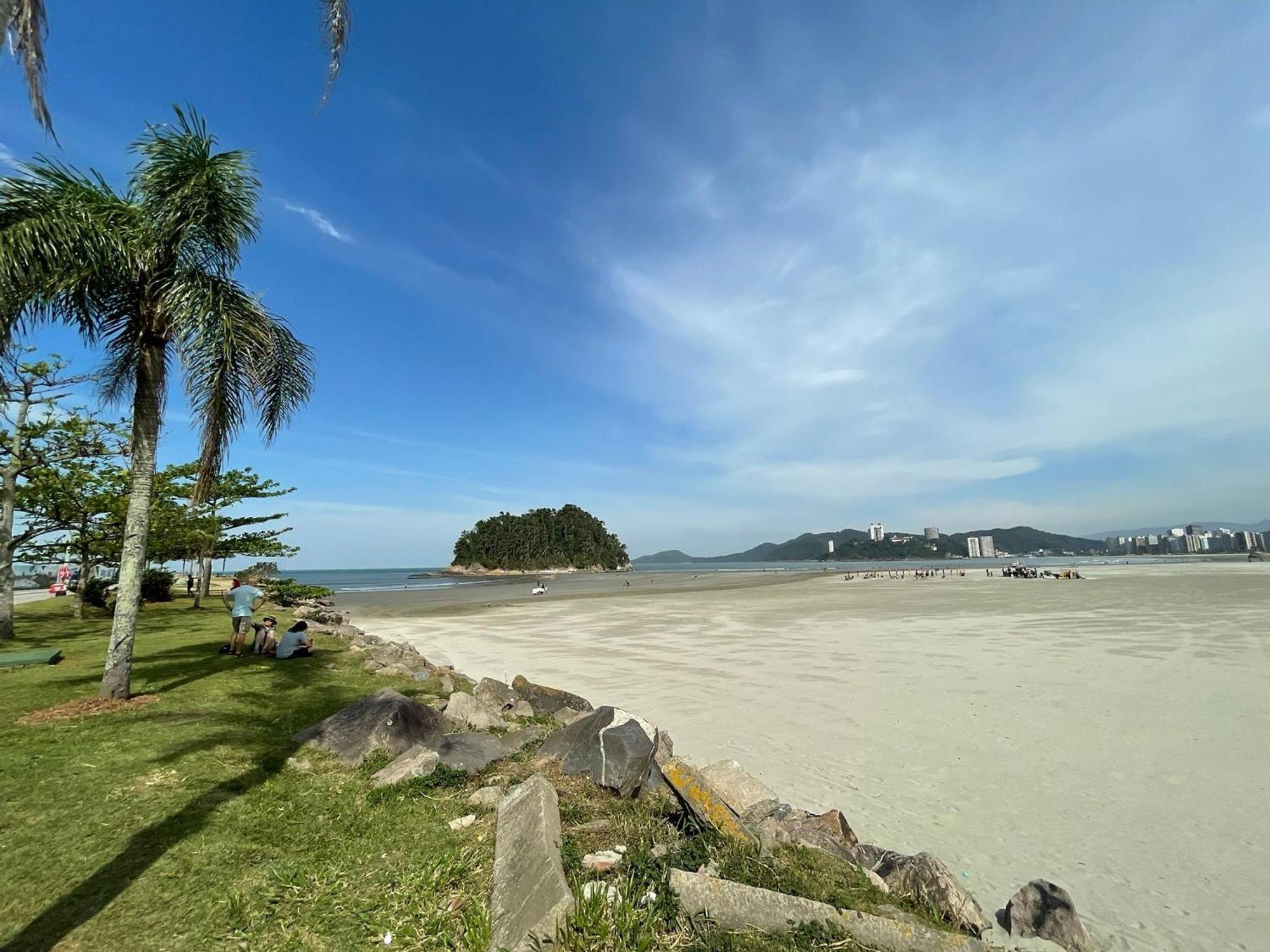 Ap Pe Na Areia Vista Parcial Mar Apartment Santos  Luaran gambar