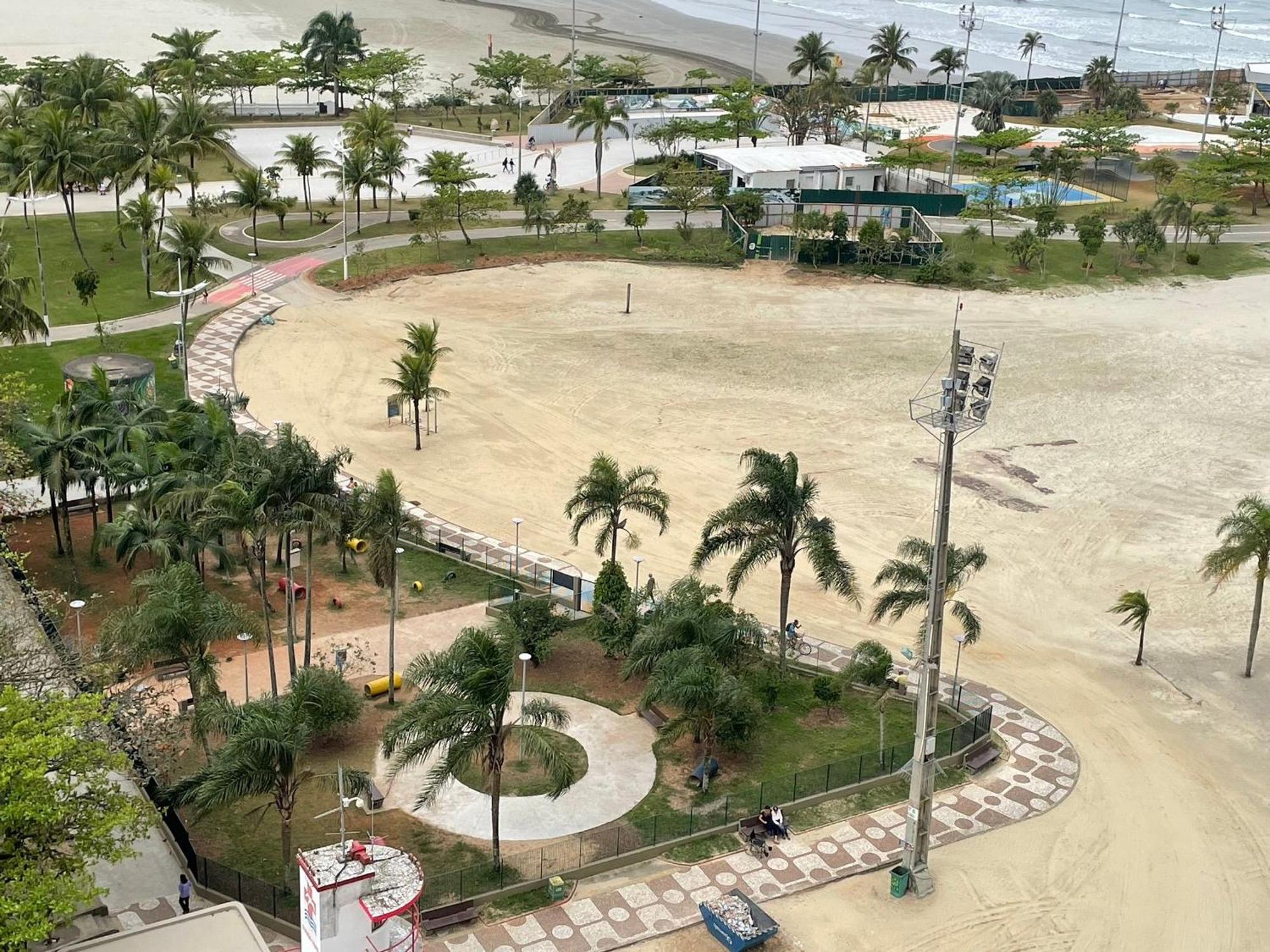 Ap Pe Na Areia Vista Parcial Mar Apartment Santos  Luaran gambar