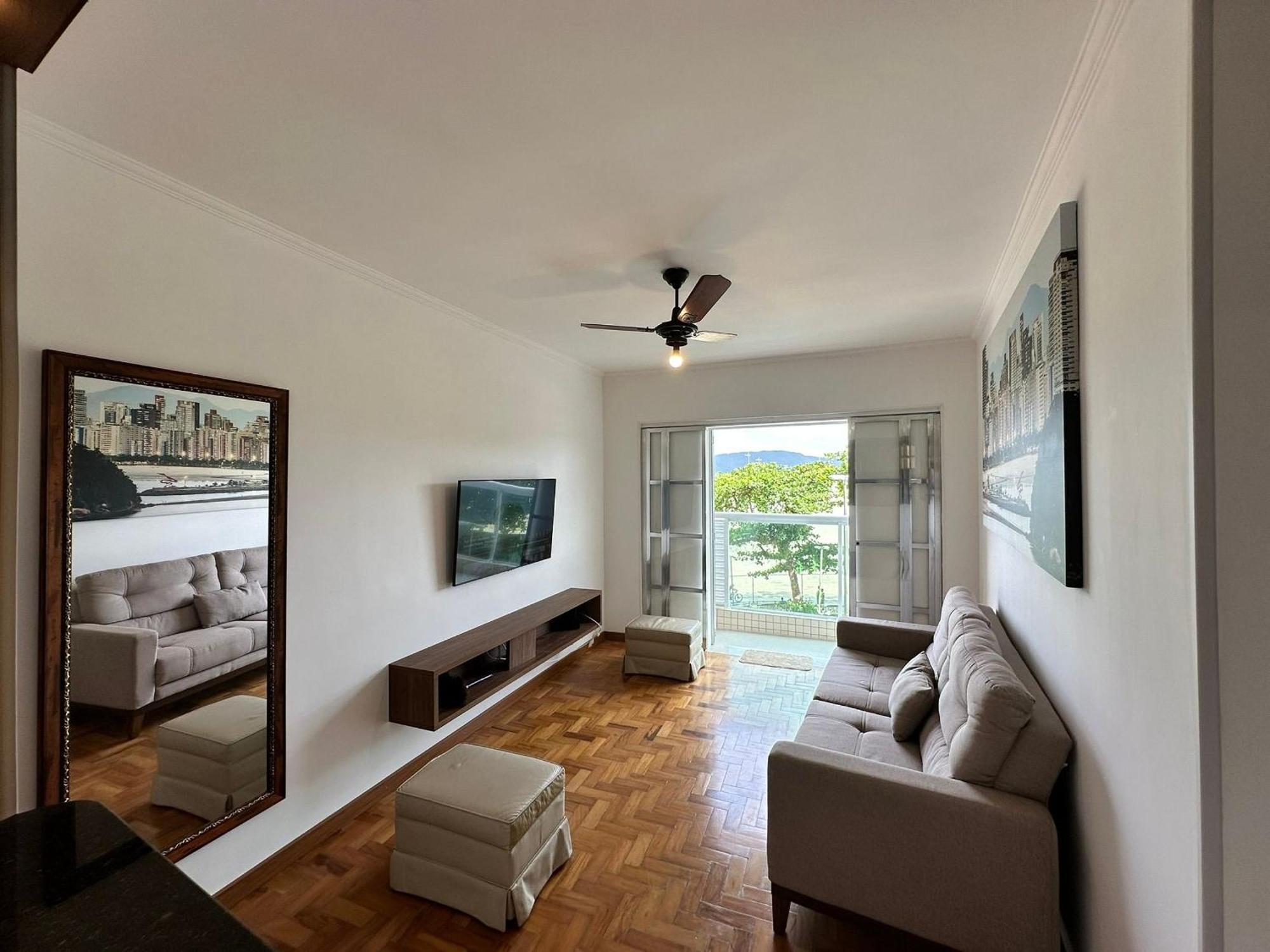 Ap Pe Na Areia Vista Parcial Mar Apartment Santos  Luaran gambar