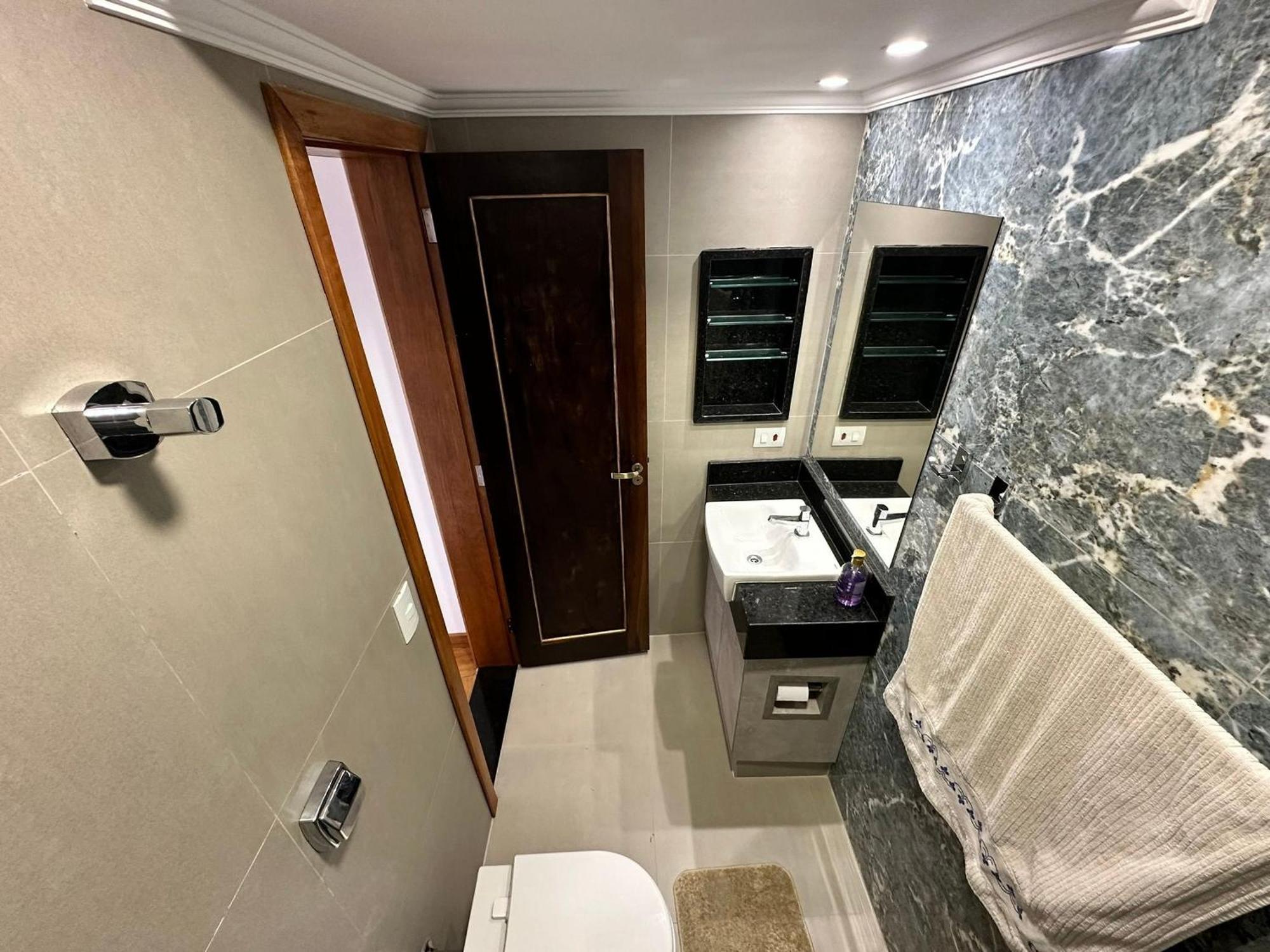 Ap Pe Na Areia Vista Parcial Mar Apartment Santos  Luaran gambar
