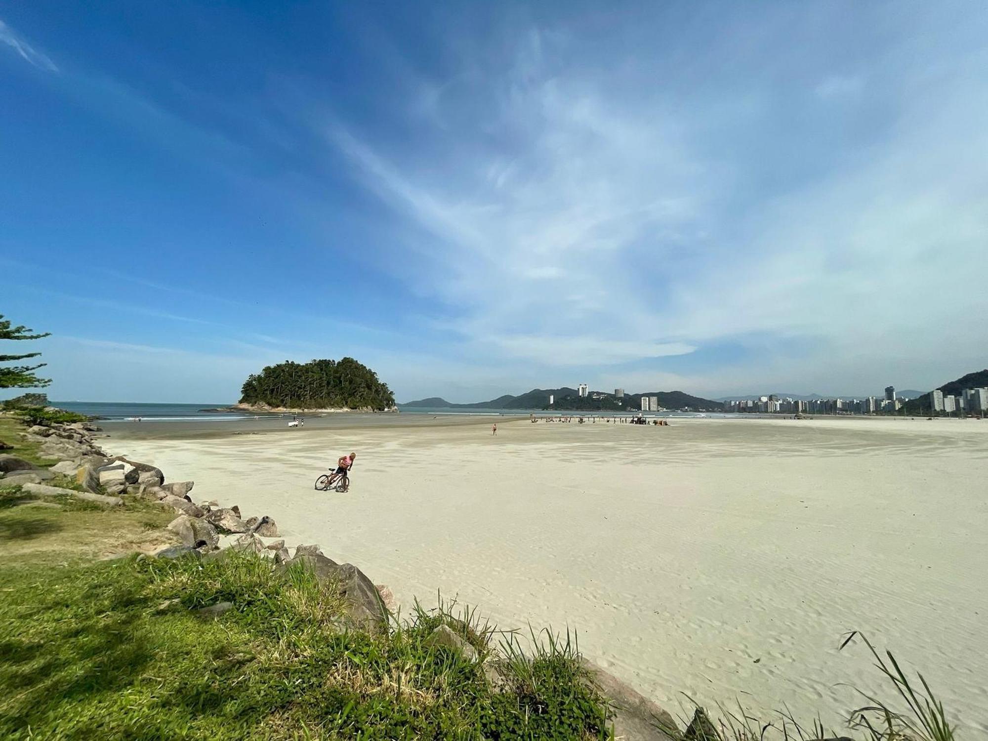 Ap Pe Na Areia Vista Parcial Mar Apartment Santos  Luaran gambar